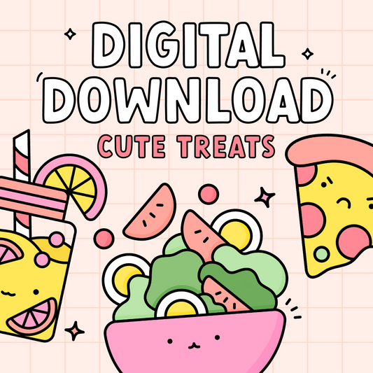 Cute Treats: Printable Coloring Pages